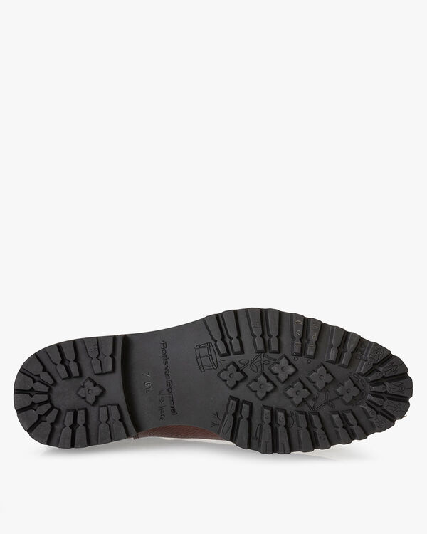 Chelsea boot printed leather cognac