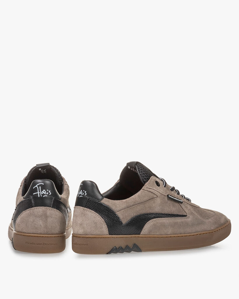 Sneaker Wildleder taupe