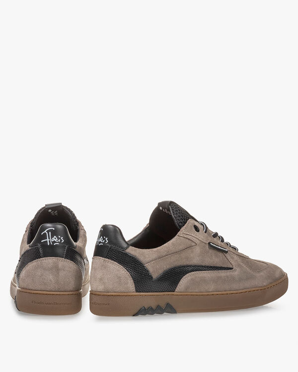 Sneaker Wildleder taupe