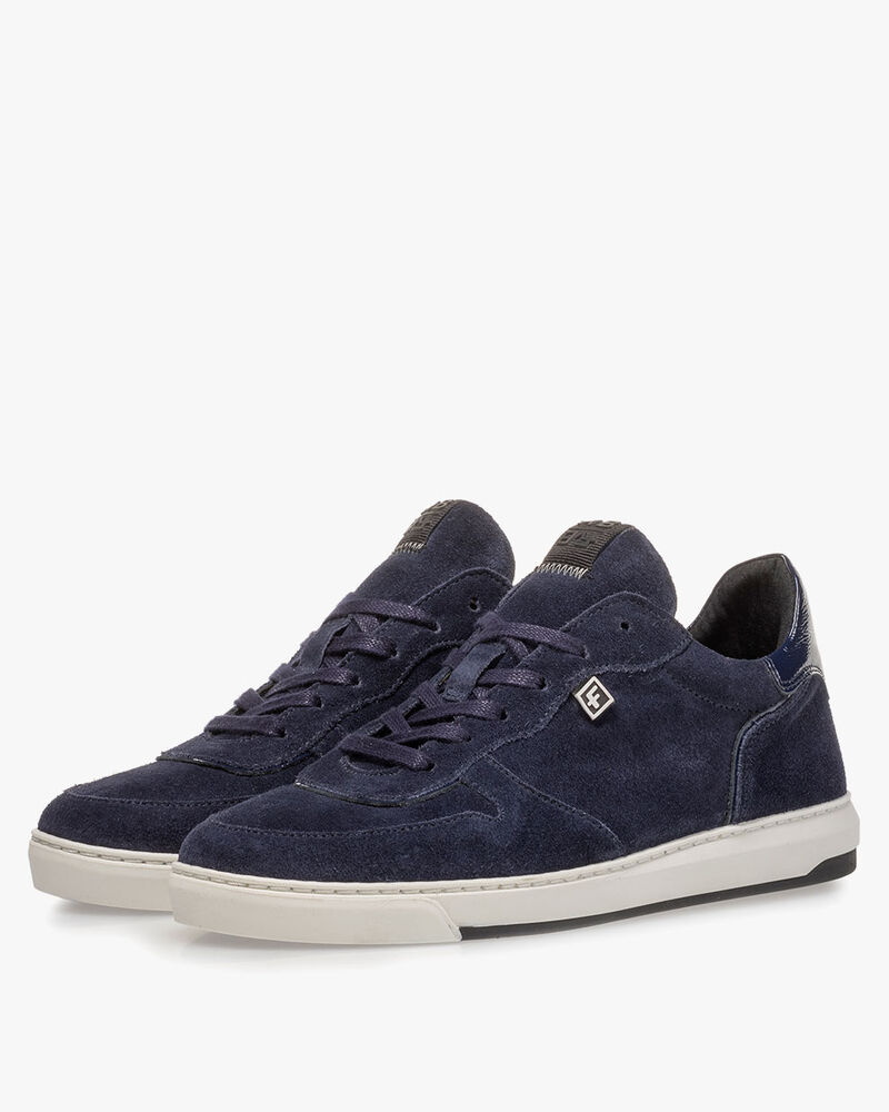 Sneaker Wildleder blau