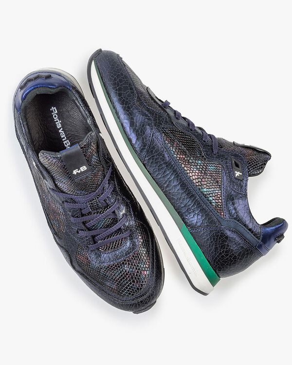 Sneaker dunkelblau Leder