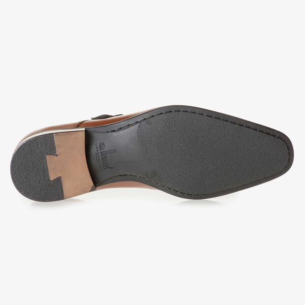 Cognac-coloured monk strap
