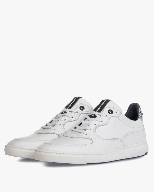 Sneaker white calf leather