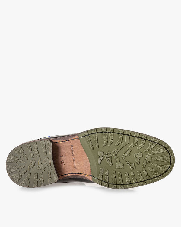 Gefütterter Schnürstiefel schwarz