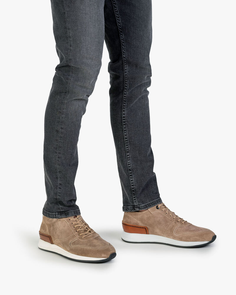 Sneaker Wildleder sandfarben