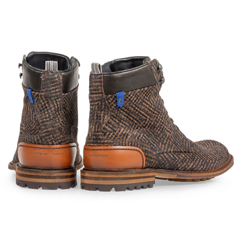 Crepi boot brown with print