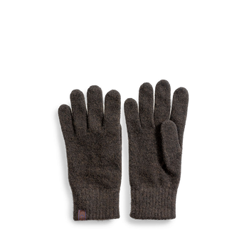 Handschuhe Wolle braun