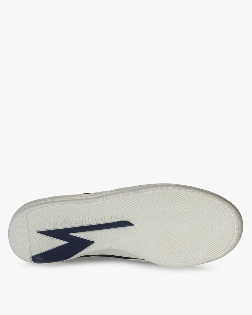 Sneaker nubuck leather dark green