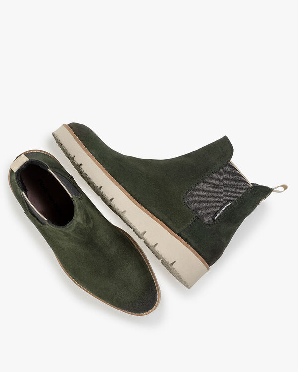 Chelsea boot suede green