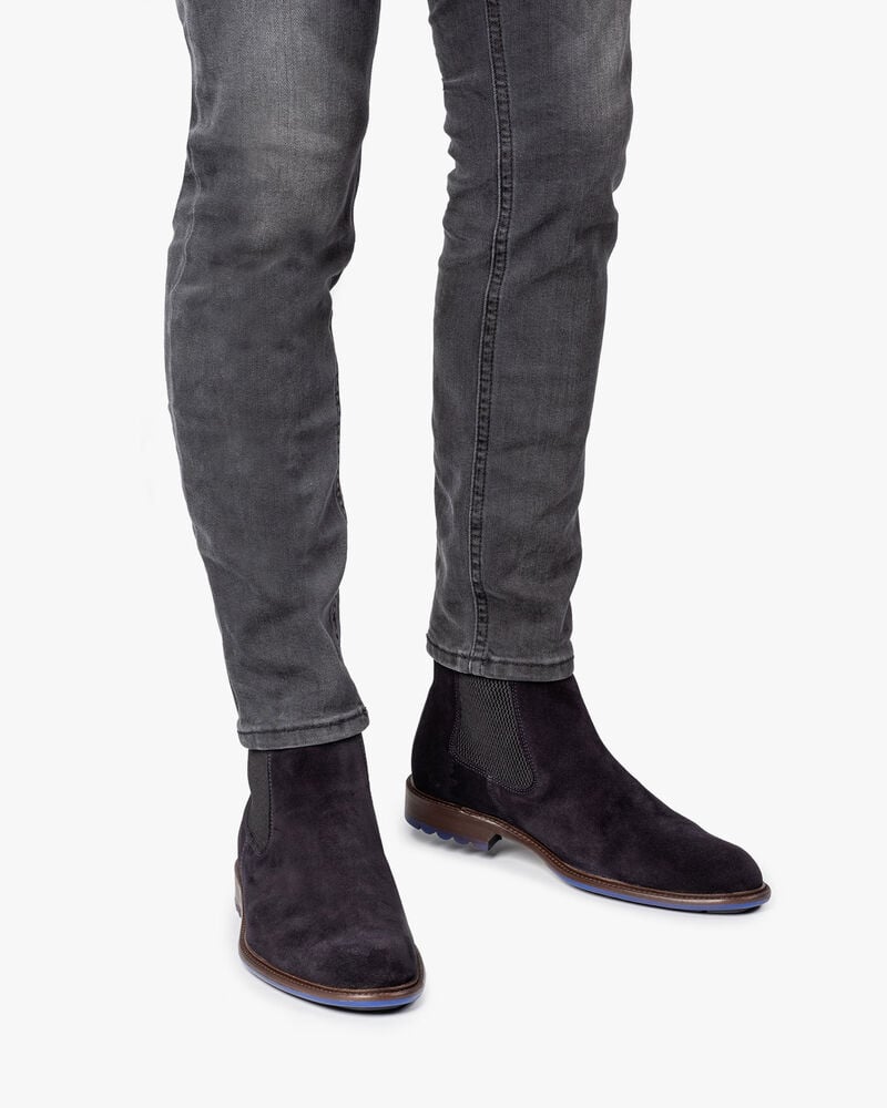 Dunkelblauer Chelsea Boot