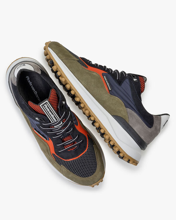 Noppi sneaker suede green