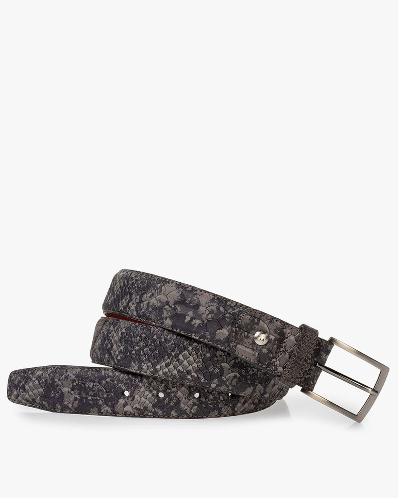 G&uuml;rtel Nubukleder taupe