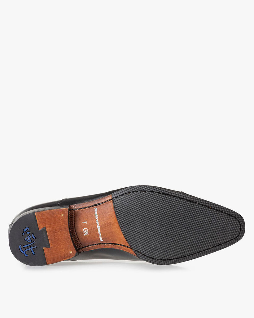 Lace shoe calf leather black