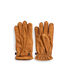 Gloves suede cognac