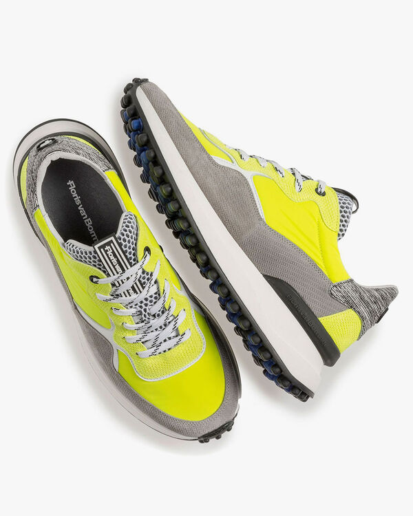 Grau-gelber Premium Sneaker