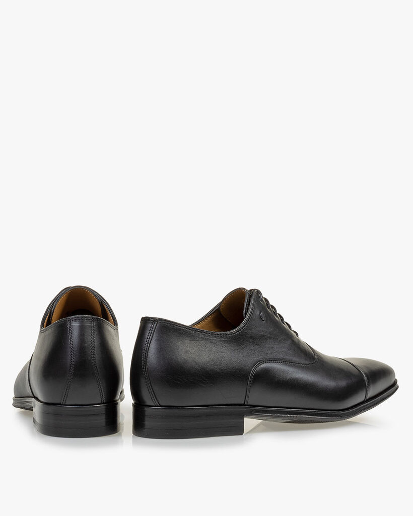 Lace shoe calf leather black