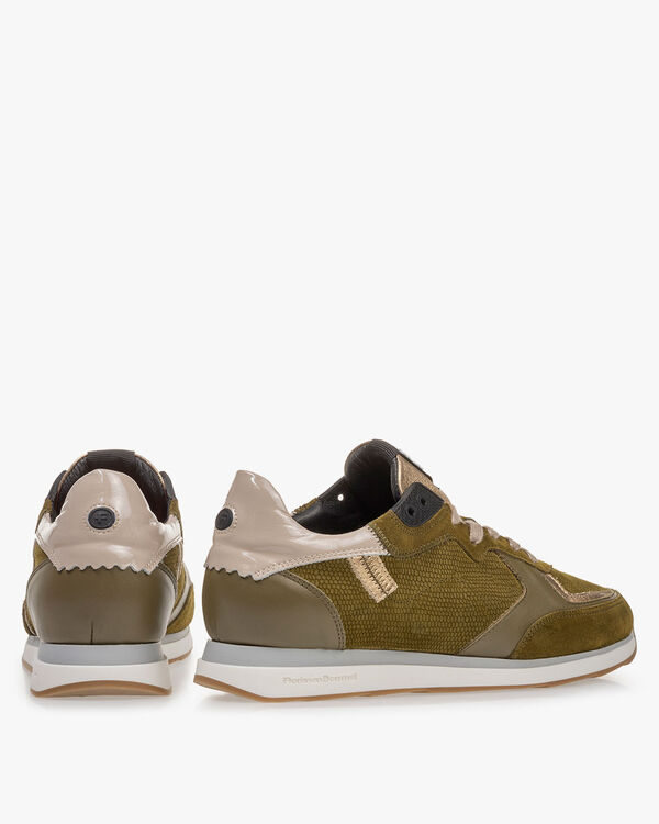 Sneaker Wildleder dunkelgrün