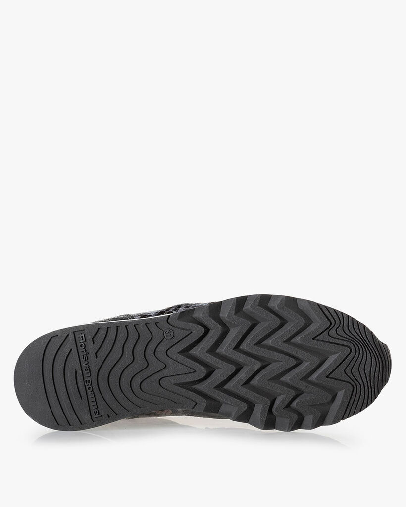 Nineti Reptilienprint dunkelgrau