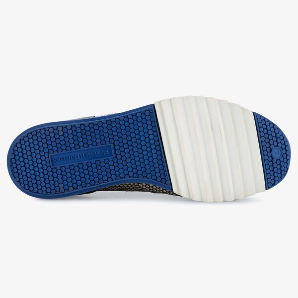 Floris van Bommel Graue Leder Sportschuhe