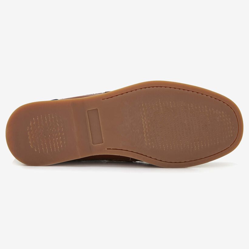 Floris van Bommel cognacfarbener Herren-Leder-Bootschuh