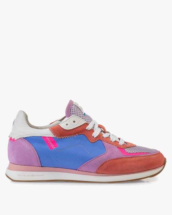 Sneaker nubuck leather multi-colour