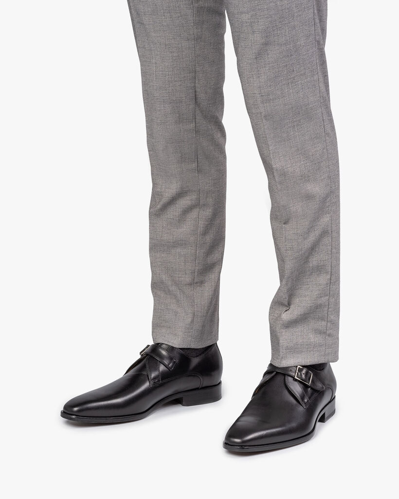 Monk Kalbsleder schwarz