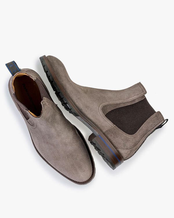 Chelsea Boot Wildleder taupe