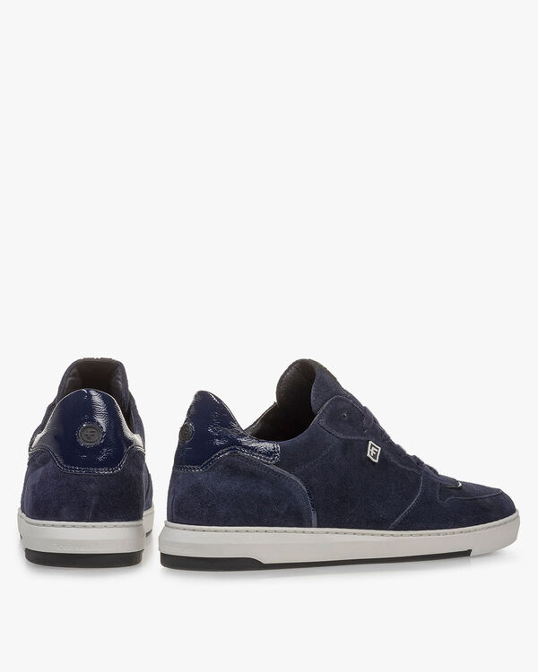 Sneaker Wildleder blau