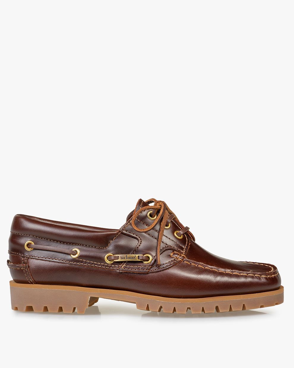 Boat shoes men Boat Shoe 01.20 Red brown Floris van Bommel Austria