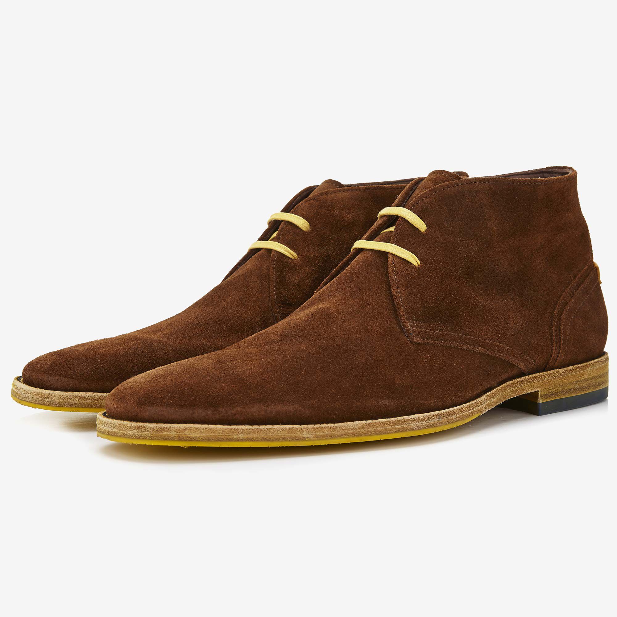 Floris van Bommel 10667 Nette schoenen Veterschoenen Heren Bruin -  Schoenen.nl