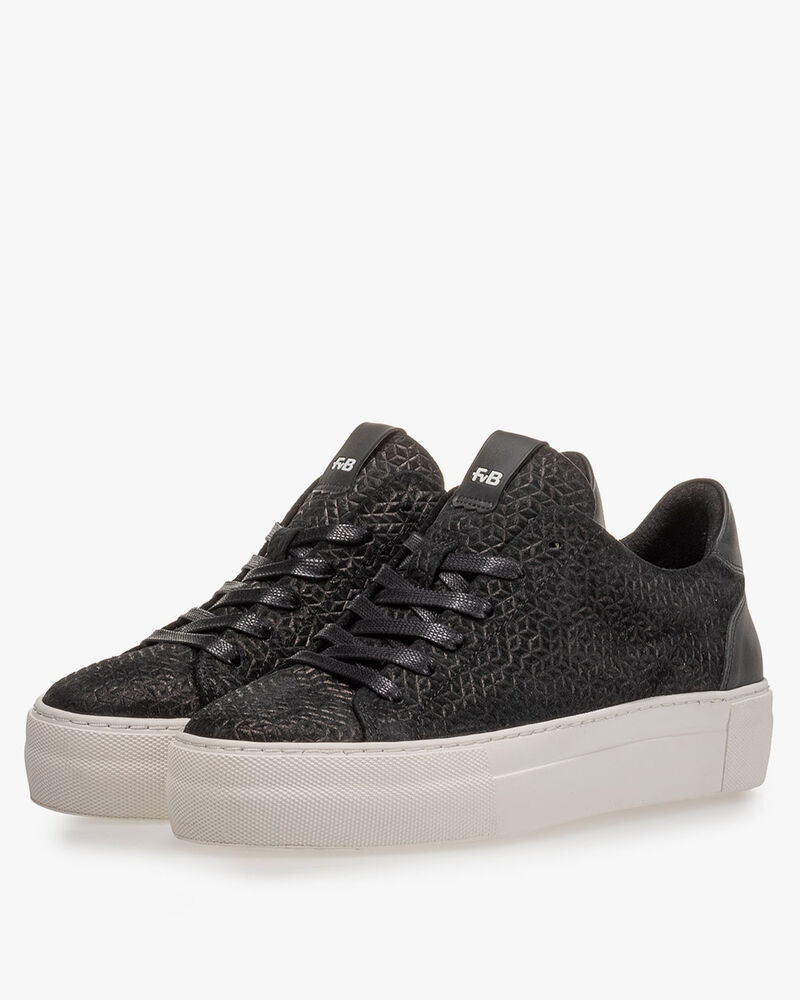 Sneaker suede black