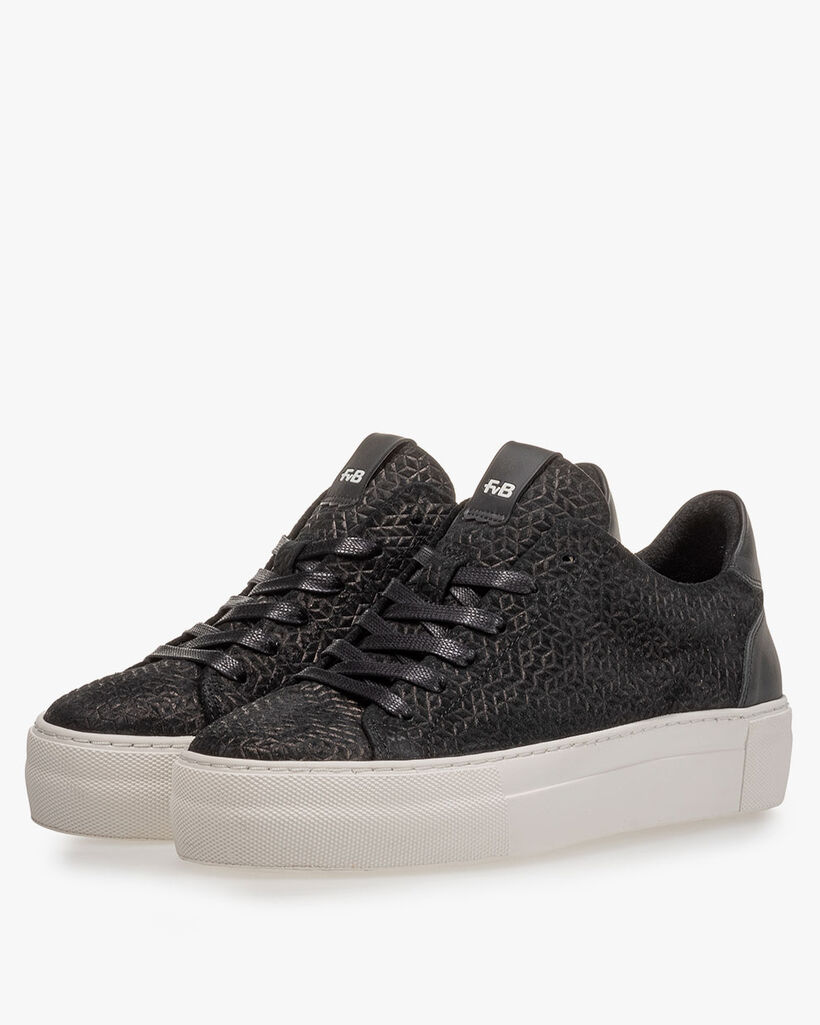 Sneaker suede black