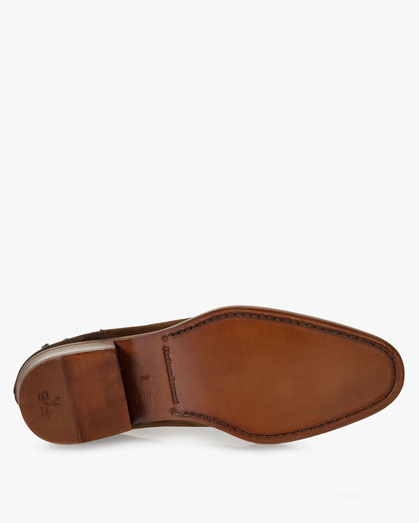 Chelsea Boot Wildleder cognac