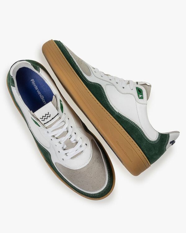Sneaker suede leather green
