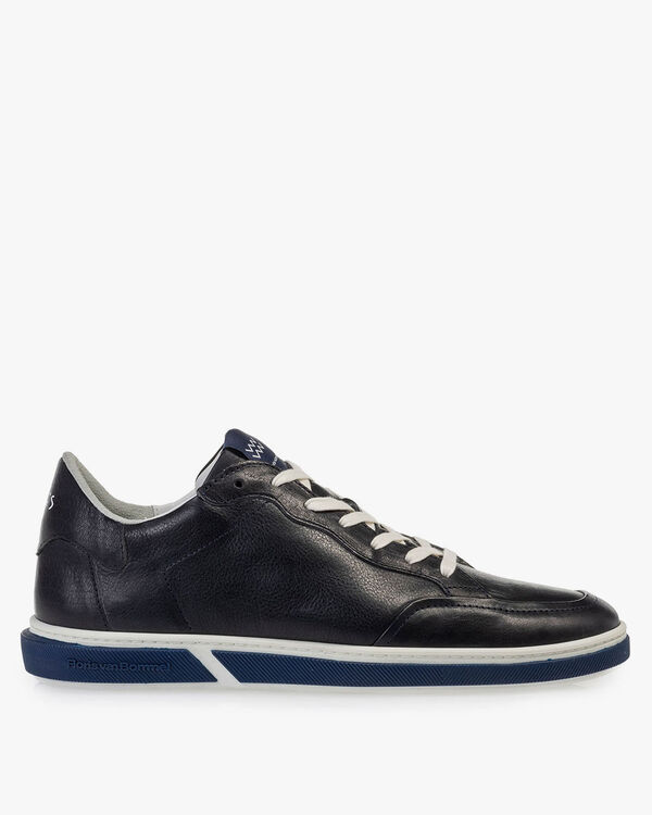 Sneaker calf leather dark blue