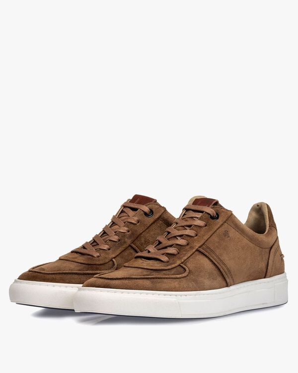 Sneaker cognac Wildleder