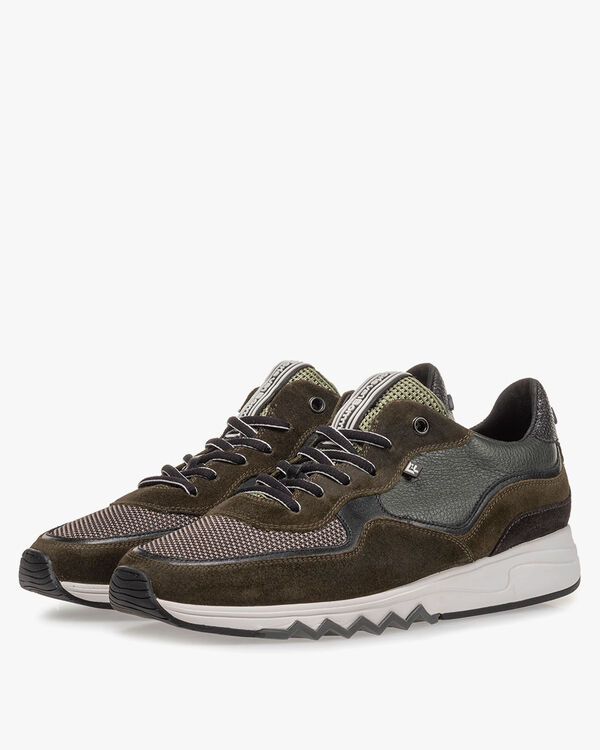 Nineti Sneaker dunkelgrün