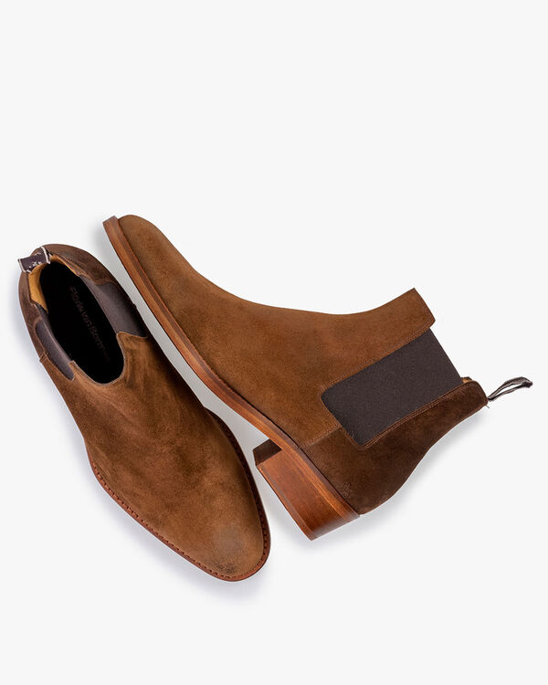 Chelsea Boot Wildleder cognac