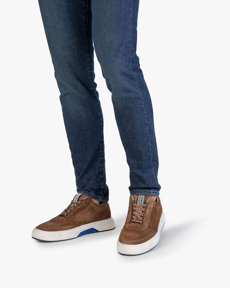 Sneaker Wildleder cognac