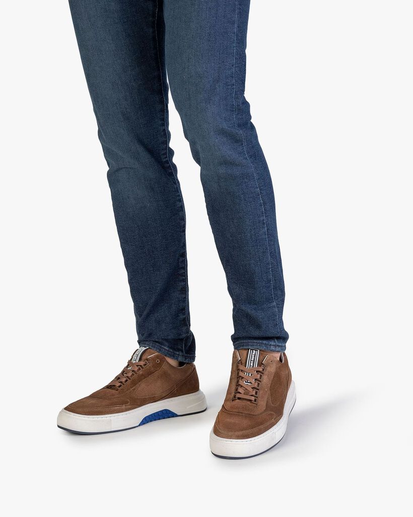 Sneaker Wildleder cognac