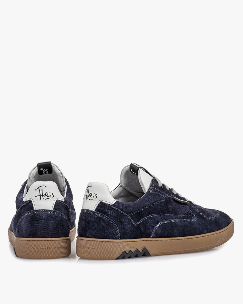 Sneaker blau Wildleder