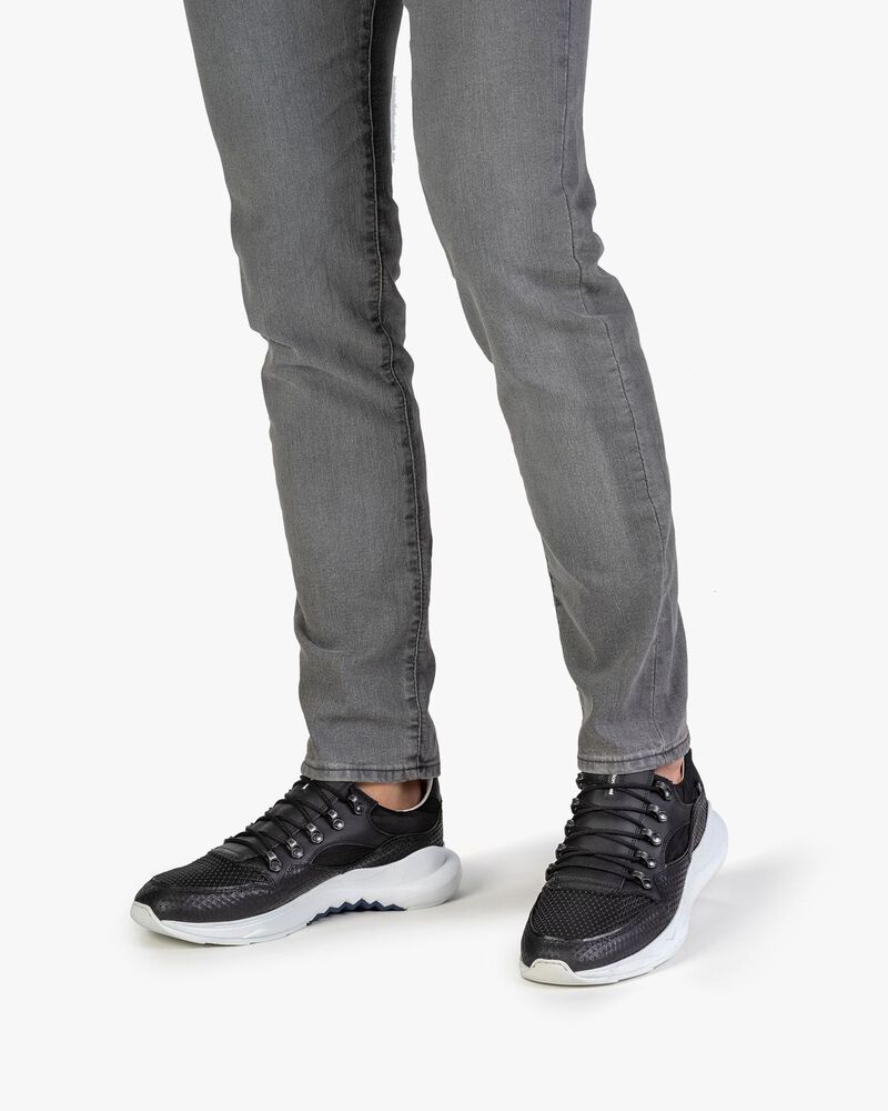 Bulki Sneaker schwarz Leder