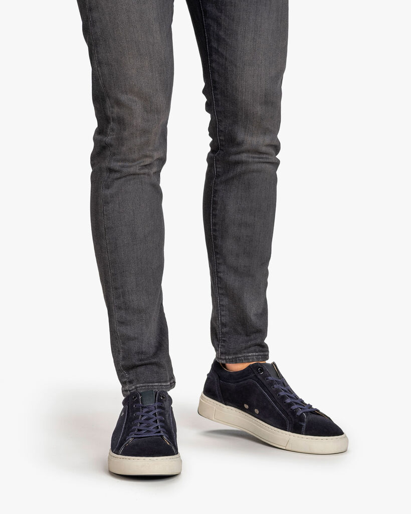 Sneaker Wildleder dunkelblau