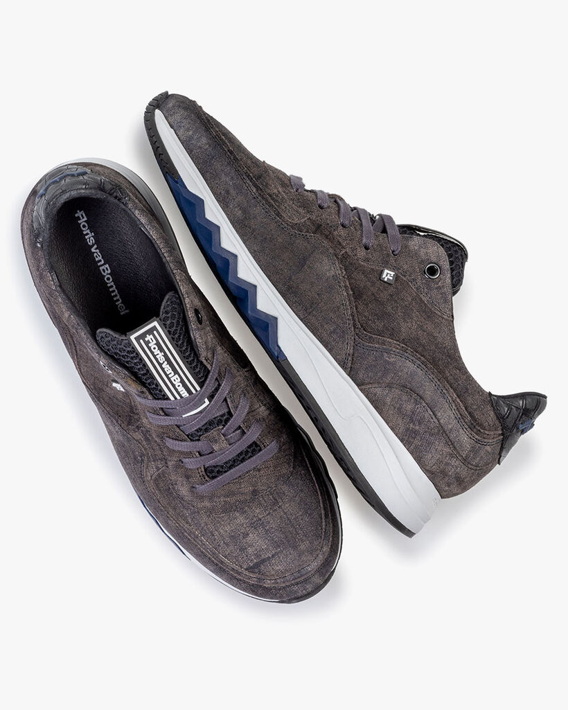 Nineti sneaker suede dark grey