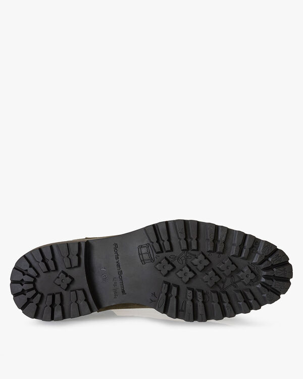 Chelsea boot suede dark green