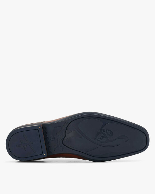 Schnürstiefel Kalbsleder cognac