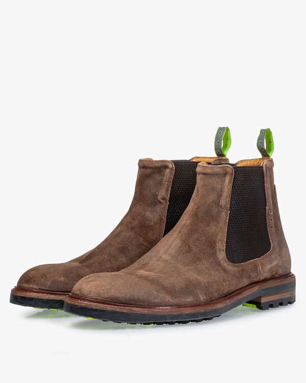 Chelsea Boot Wildleder cognac