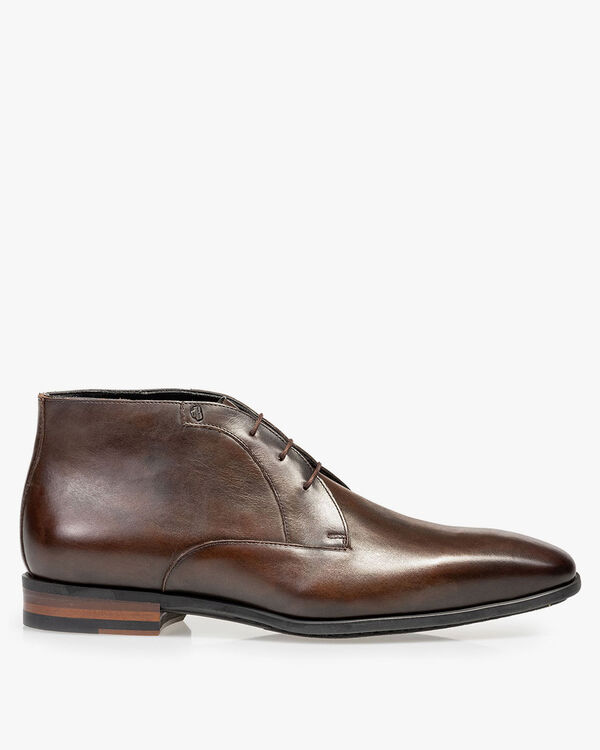 Schnürschuh Kalbsleder dunkelbraun