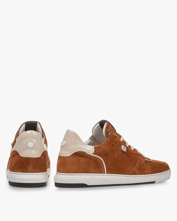 Sneaker suede red/brown
