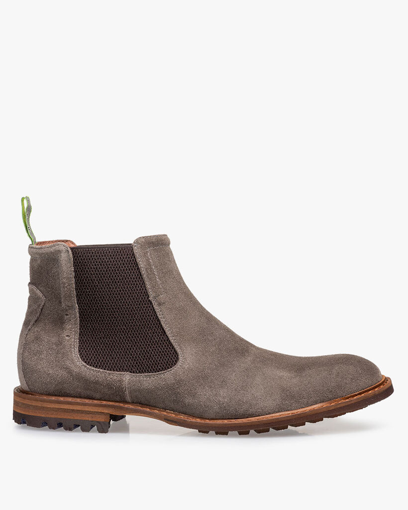 Chelsea Boot Wildleder dunkelgrau